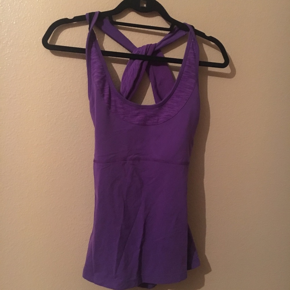 Purple Lucy Workout Tank